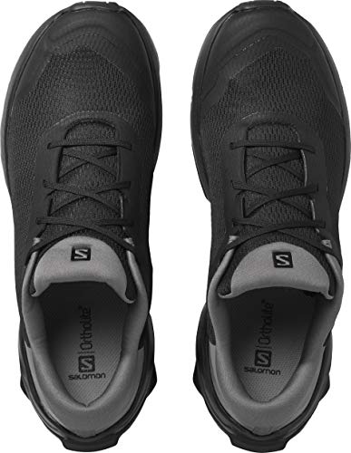 Salomon X Reveal Hombre Zapatos de trekking, Negro (Black/Black/Quiet Shade), 42 ⅔ EU