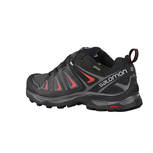 Salomon X Ultra 3 Gore-Tex (impermeable) Mujer Zapatos de trekking, Gris (Magnet/Black/Mineral Red), 36 EU