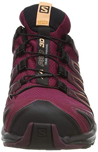 Salomon XA Pro 3D GTX W, Zapatillas de Trail Running Hombre, Rojo (Rhododendron/Winetasting/Cantaloupe), 36 1/3 EU
