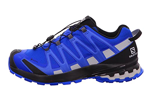 Salomon XA Pro 3D V8 Gore-Tex (impermeable) Hombre Zapatos de trail running, Azul (Turkish Sea/Black/Pearl Blue), 40 EU