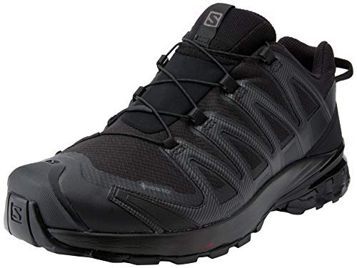 Salomon XA Pro 3D V8 Gore-Tex (impermeable) Hombre Zapatos de trail running, Negro (Black/Black/Black), 40 ⅔ EU