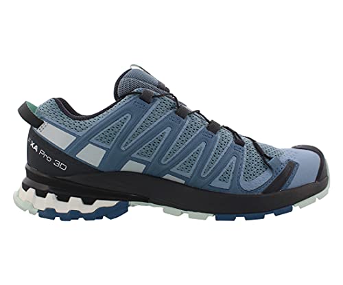 Salomon XA Pro 3D V8 Mujer Zapatos de trail running, Azul (Ashley Blue/Ebony/Opal Blue), 36 ⅔ EU