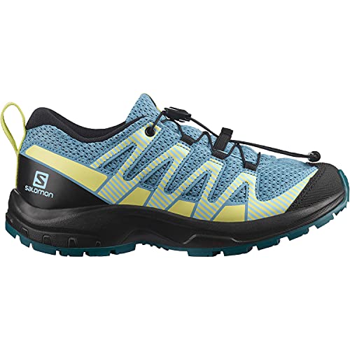 Salomon XA Pro V8 unisex-niños Zapatos de trail running, Azul (Delphinium Blue/Black/Charlock), 38 EU