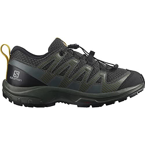 Salomon XA Pro V8 unisex-niños Zapatos de trail running, Negro (Black/Urban Chic/Sulphur), 32 EU