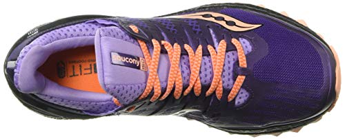 Saucony Xodus ISO 3, Zapatillas de Trail Running Mujer, Morado (Púrpura 37), 37 EU
