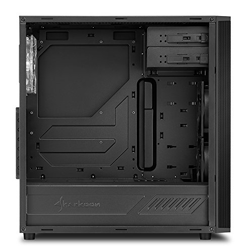 Sharkoon M25-W - Caja de Ordenador, PC Gaming, Semitorre ATX, Acrílico, Negro