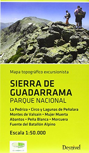Sierra De Guadarrama Parque Nacional. 1:50000 (Mapa Topografico Excursionista)