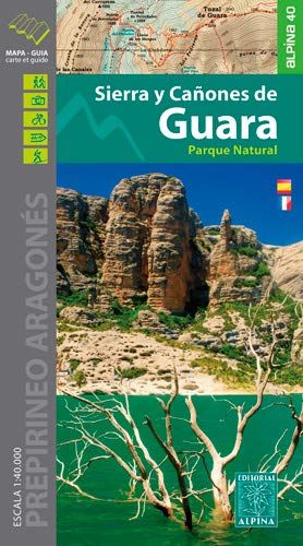 Sierra y cañones de Guara, mapa excursionista. Escala 1:40.000. Editorial Alpina. (ALPINA 40 - 1/40.000)