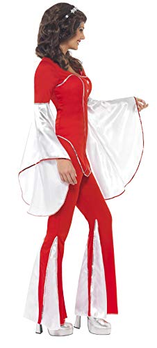 Smiffys-33495S Bailarina Disfraz de Super Trooper, con Top y Pantalones, Color Rojo, S-EU Tamaño 36-38 (Smiffy'S 33495S)