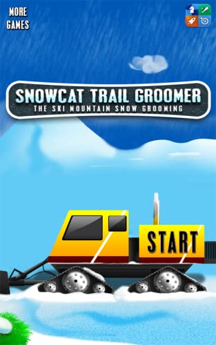 Snowcat Trail Groomer : el aseo de nieve de esquí de montaña