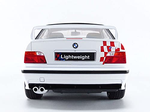 Solido 421186800 BMW M3 Lightweight, E36 Coupé, 1995, Coche a Escala 1:18, Color Blanco