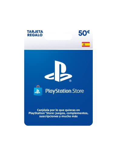 Sony, PlayStation - Tarjeta Prepago PSN 50€ | PS5/PS4/PS3 | Código de descarga PSN - Cuenta española