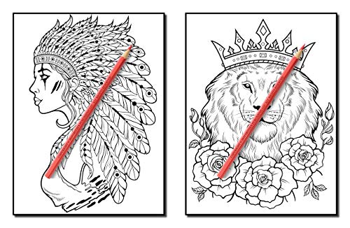 Tattoo Coloring Book: An Adult Coloring Book with Awesome, Sexy, and Relaxing Tattoo Designs for Men and Women (Tattoo Coloring Books for Adults)