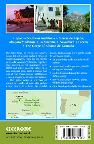 The Mountains of Nerja. Sierras de Tejeda, Almijara & Alhama. Cicerone.: Sierras Tejeda, Almijara Y Alhama (Cicerone guides)