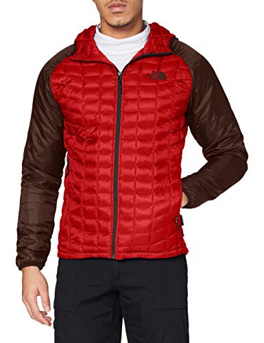 The North Face M TBL Sport HD Sudadera Deportiva con Capucha Thermoball, Hombre, Rojo (Rage Red/Bitter)