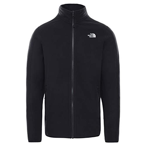 The North Face - Resolve Fleece Jacket for Men with Full-Zip, Black, S
