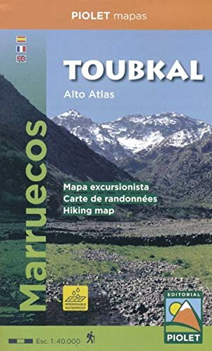 Toubkal. Alto Atlas Marruecos. 1: 40.000