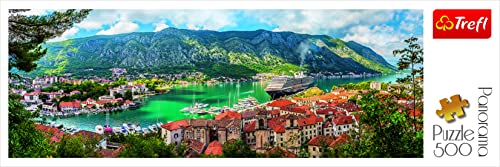 Trefl- Kotor, Montenegro 500 Piezas, Panorama, Adultos y niños a Partir de 10 años Puzzle, Color