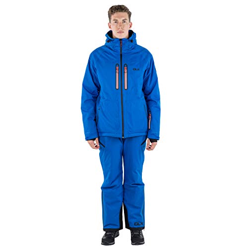 Trespass Allen - Chaqueta de esquí Impermeable para Hombre con Sistema de Rescate Recco Avalanche, Hombre, Color Azul, tamaño XS