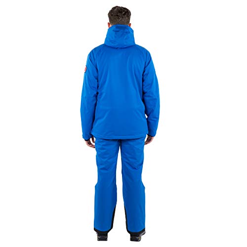 Trespass Allen - Chaqueta de esquí Impermeable para Hombre con Sistema de Rescate Recco Avalanche, Hombre, Color Azul, tamaño XS