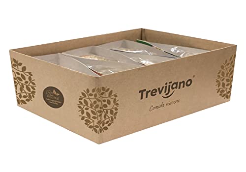 TREVIJANO Pack de 7 bolsas - Ensaladilla con Vegetales Deshidratadas - 110g. Producto Apto para Veganos, Sin Gluten, Sin Sal Añadida, Sin Aditivos y Fácil de Preparar