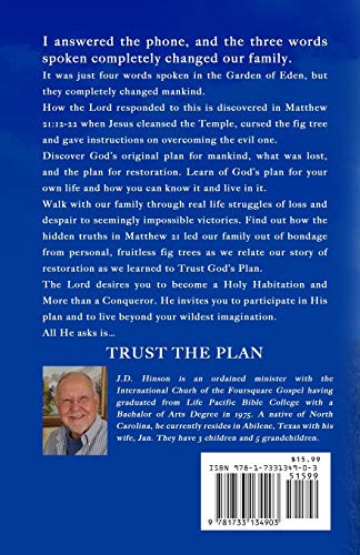 TRUST THE PLAN: Becoming a Holy Habitation & More Than a Conqueror