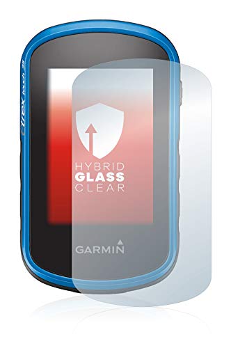 upscreen Protector Pantalla Híbrido Compatible con Garmin eTrex Touch 25 Hybrid Glass – 9H Dureza