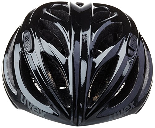 Uvex Boss Race Casco de Ciclismo, Unisex Adulto, Black, 55-60 cm