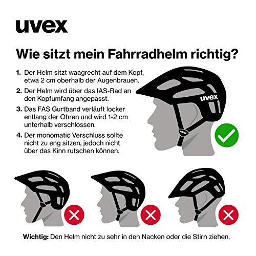 Uvex I-Vo Casco de Ciclismo, Unisex Adulto, Black, 56-60 cm