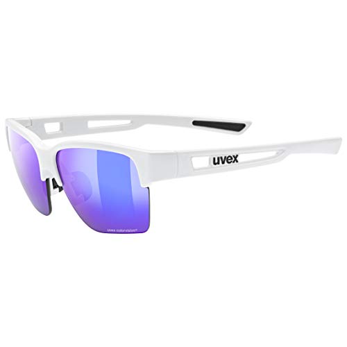 uvex Sportstyle 805 CV Gafas de Deporte, Unisex-Adult, White/Plasma Daily, One Size