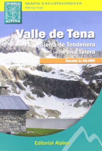 Valle de Tena - Sierra de Tendeñera, mapa excursionista. Escala 1:40.000. Español, English. Alpina Editorial. (Guies Alpina)
