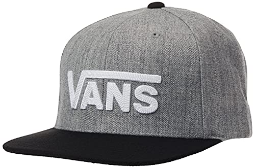 Vans Herren Drop V Ii Snapback Baseball Cap, Grau (Heather Grey Black), One size