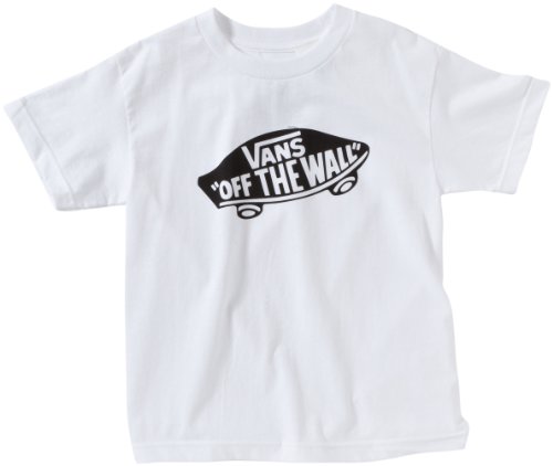 Vans Otw Boys Camiseta, Blanco (White/Black), Medium niño