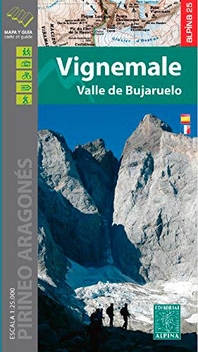 Vignemale-Bujaruelo, mapa excursioista. Escala 1:25.000. Editorial Alpina. (Cartografia Alpina)