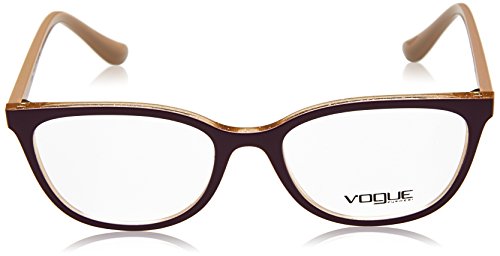 Vogue 0Vo5192, Monturas de Gafas para Mujer, Multicolor (Top Dk Violet/Yellow Glitter), 51