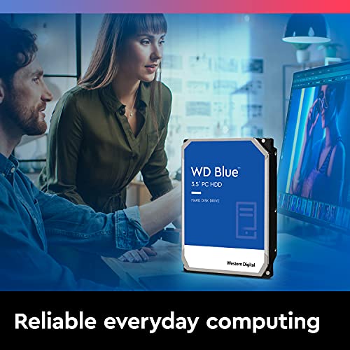WD Blue - Disco duro para ordenadores de sobremesa de 2 TB (5400 rpm, SATA a 6 Gb/s, 64 MB de caché, 3,5") azul