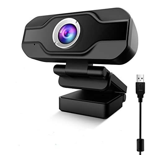 Webcam, TedGem Camara PS4 Webcam 1080p Webcam con Microfono para PC Camara Streaming para Hangouts, Meet, Skype, Videollamadas, Youtube