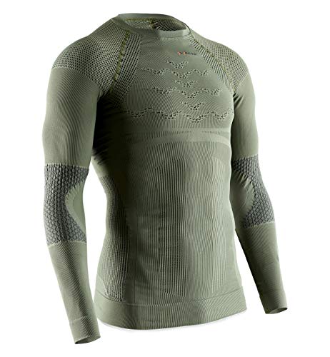 X-Bionic Hunt Energizer 4.0 Long Sleeve Shirt, Hombre, Olive Green/Anthracite, M