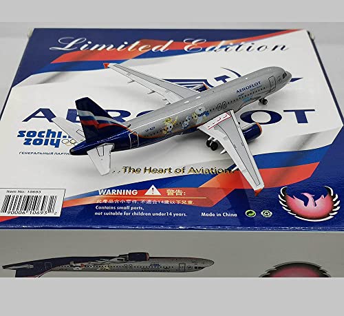 X-Toy 1/400 Escala A320 Avión de avión Аэрофлот Sochi 2004 Olimpiadas de Invierno Modelo de aleación Juguetes y Regalo de Adultos