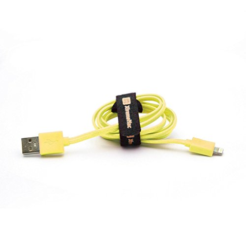 XtremeMac XCL-USB-93 - Cable con Conector Lightning, sin enredos, Color Amarillo