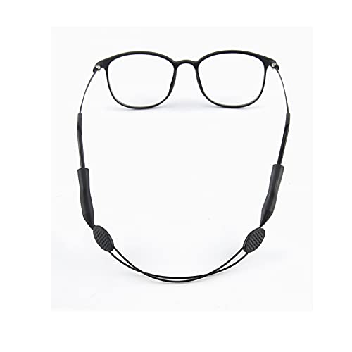 Zeayebsr Eyewear Strap Gafas Banda,2 pcs de retenedor de gafas ajustable y 5 pares de ganchos antideslizantes,lentes de deportes,sujetador de correa,gancho para la oreja,gafas de sol,montura óptica