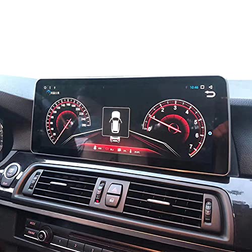 ZWNAV 12.3 Pulgadas Android 10.0 Radio de Coche para BMW 5 Series F10 F11 2011-2016, Pantalla táctil Coche Reproductor Multimedia, Navegación GPS WiFi Bluetooth DSP Inalámbrico Carplay Mirror Link