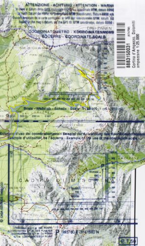 03 Cortina D'ampezzo E Dolomiti Ampezzane 1: 25.000 (Carte topografiche per escursionisti)