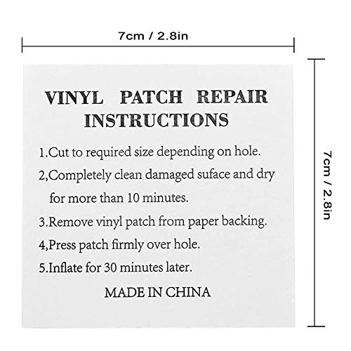 10 piezas de cinta transparente de reparación de carpas, parches adhesivos de reparación para mochilas / toldos / tiendas de campaña / chaquetas de exterior y colchones inflables