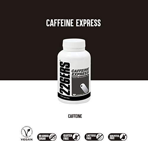 226ERS Caffeine Express | Cápsulas Energéticas con 100mg de Cafeína/cáp con Efecto Instantáneo - 100 Cápsulas de Cafeína