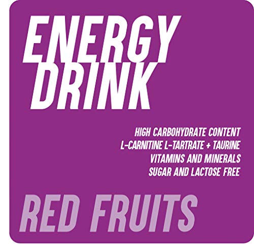 226ERS Energy Drink | Bebida Energética con Amilopectina, Taurina y L-Carnitina, Sin Gluten y Sin Lactosa, Frutos Rojos - 500 gr