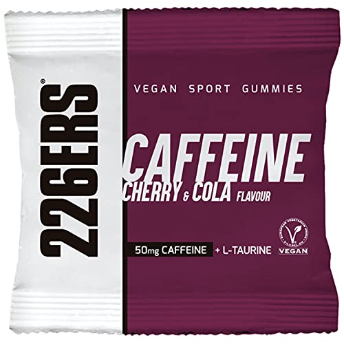226ERS Vegan Sport Gummies | Gominolas Energéticas Veganas con Cafeína, Taurina y Sodio, Cherry Cola - 1 unidad