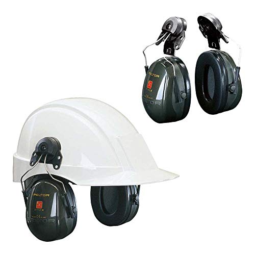 3M PELTOR Optime II Orejeras para casco Verdes 30 dB (1 orejera/caja), H520P3E-410-GQ