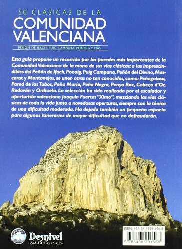 50 clasicas de la comunidad Valenciana (Guias De Escalada)