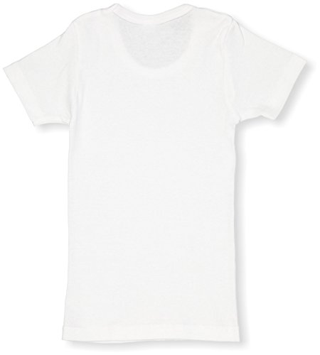 Abanderado A0302, Camiseta Para Niños, Blanco, 12 años (talla del fabricante: 164 cm)